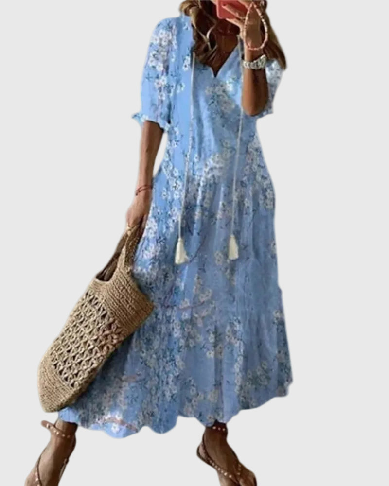 Megan | Vintage Boho Summer Maxi Dress