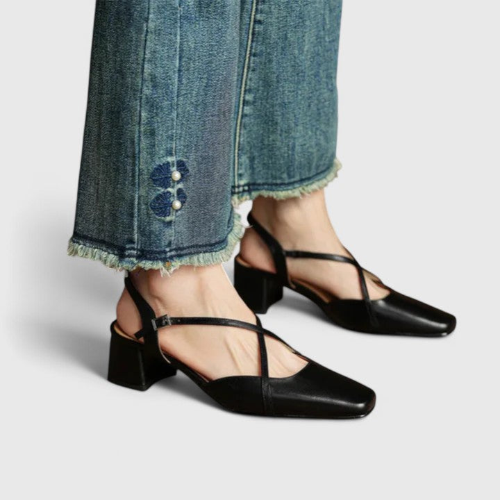 Evana - Chic Block Heel Sandals
