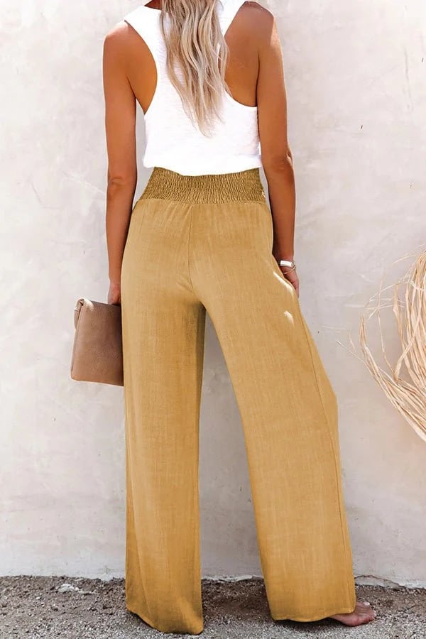 Riana - Relaxed High-Waisted Trousers