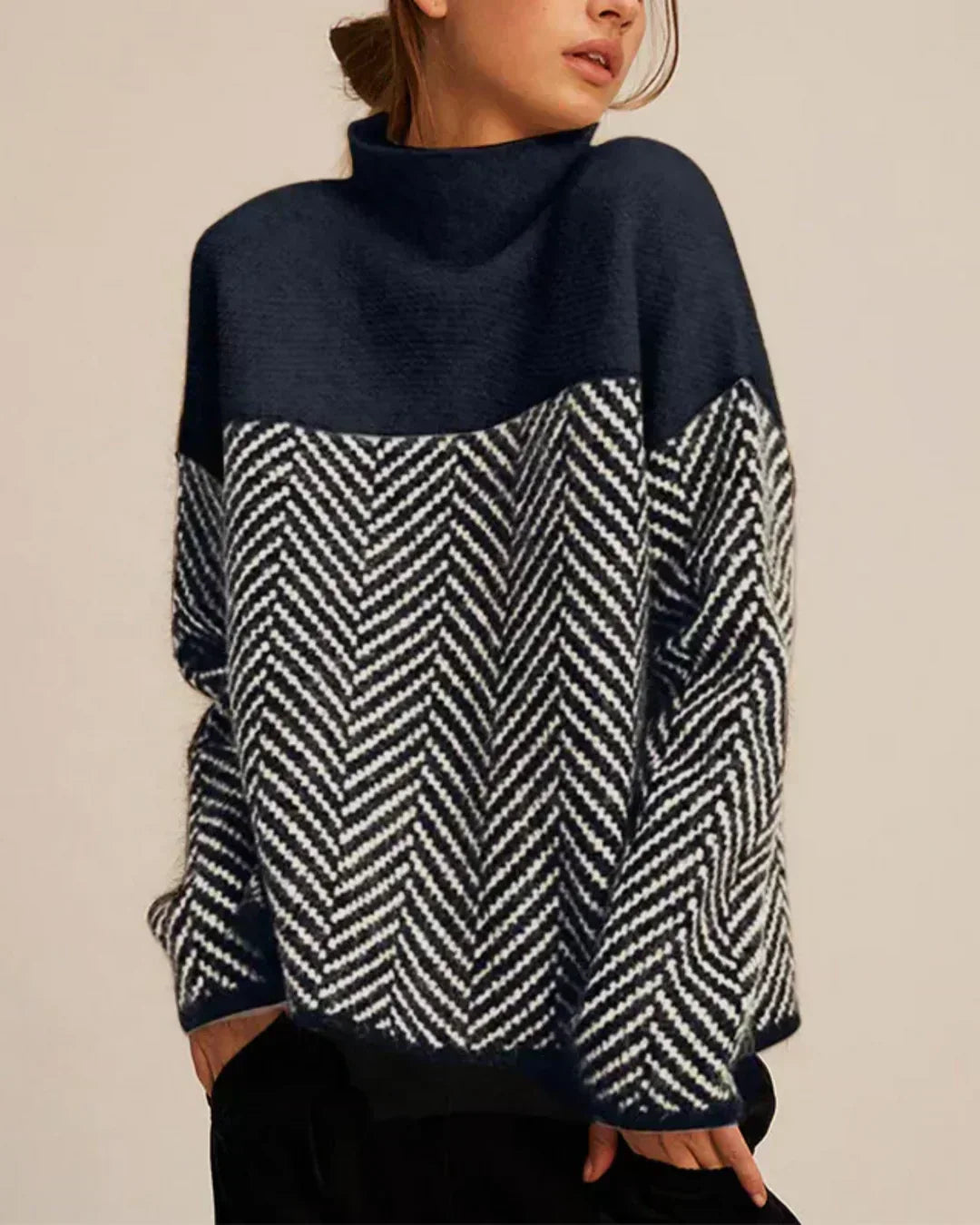Norah | Cotton Turtleneck Jumper
