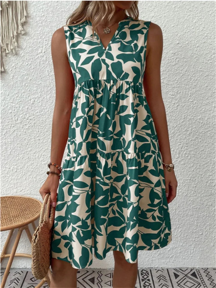 TASHA | FLOWING FLARED MIDI DRESS
