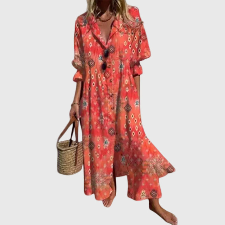 Zariah | Elegant Boho Maxi Dress