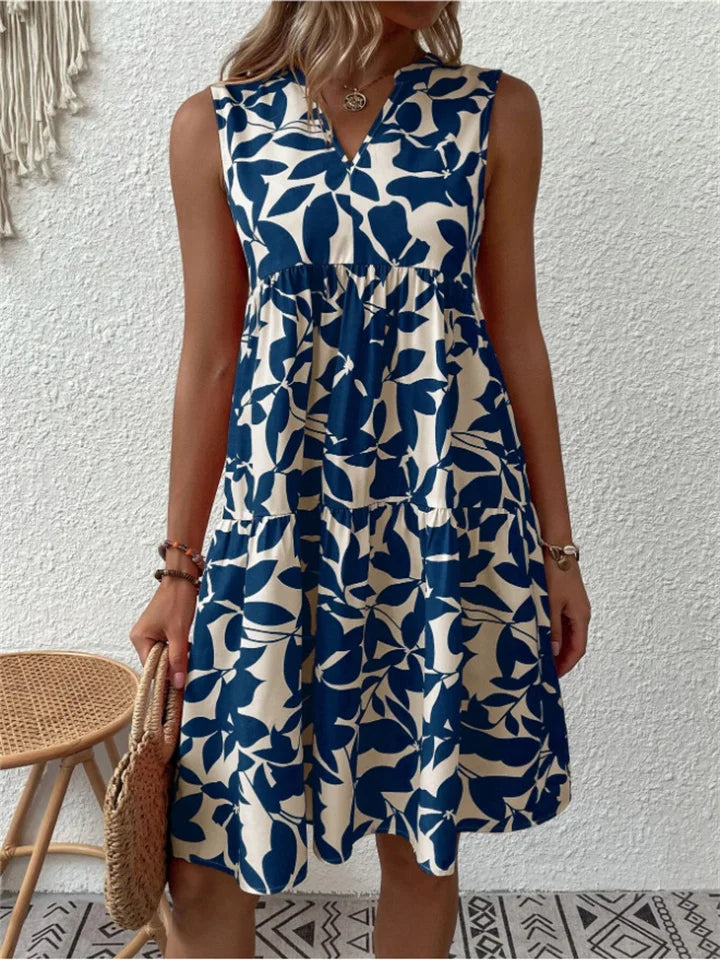 TASHA | FLOWING FLARED MIDI DRESS