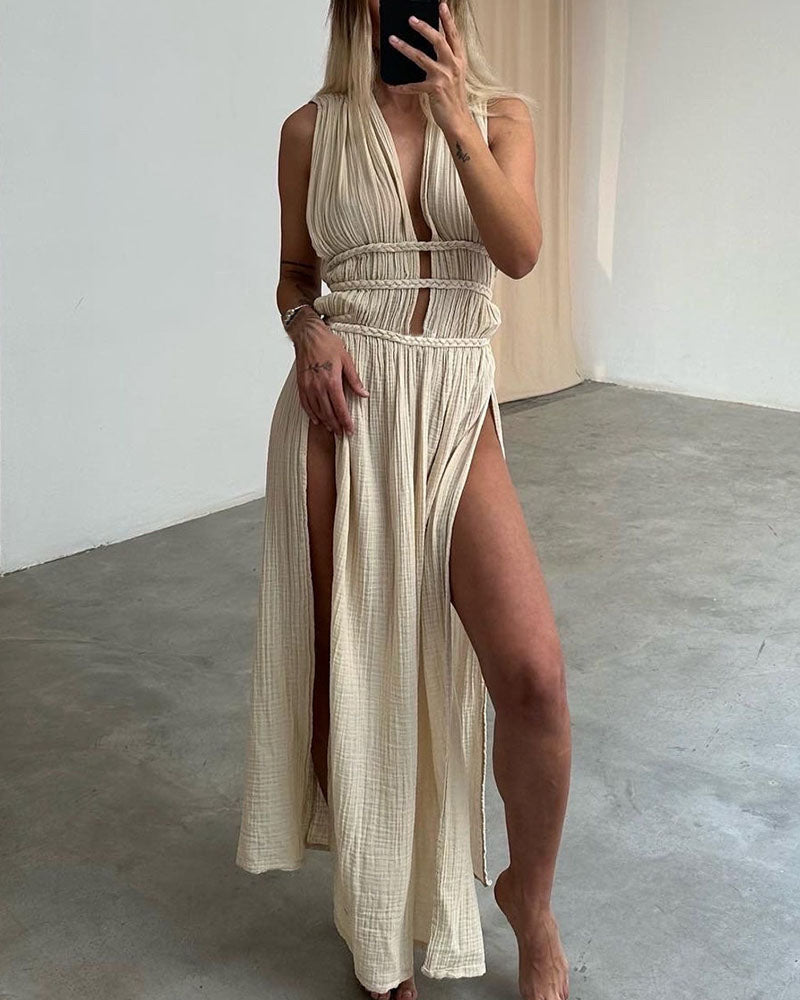 Zolla - Textured Split Dress