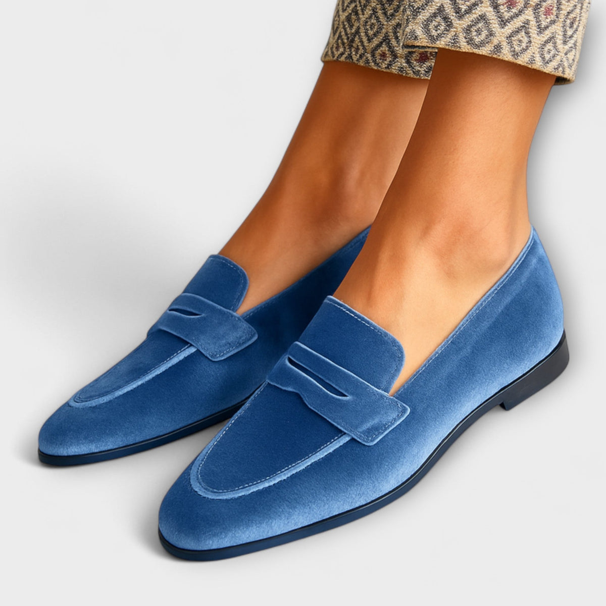 Narelle | Soft Velvet Loafers