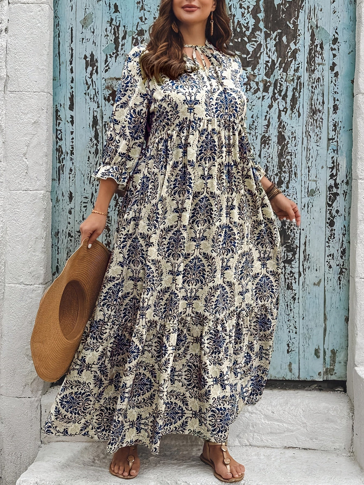 Trudy | Boho Mosaic Dress