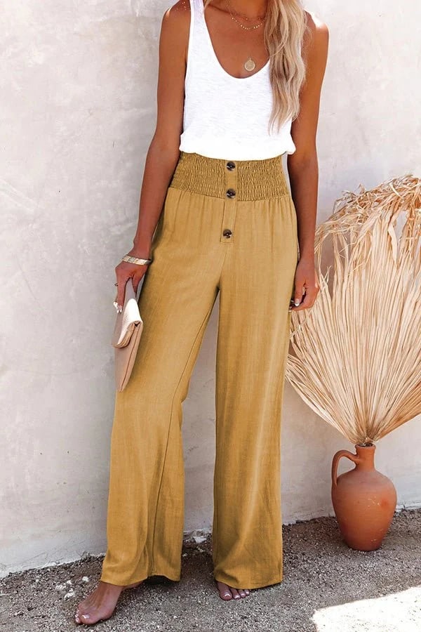 Riana - Relaxed High-Waisted Trousers