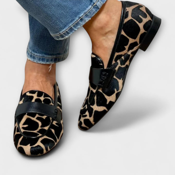 Léonie™ | Leopard Print Loafers