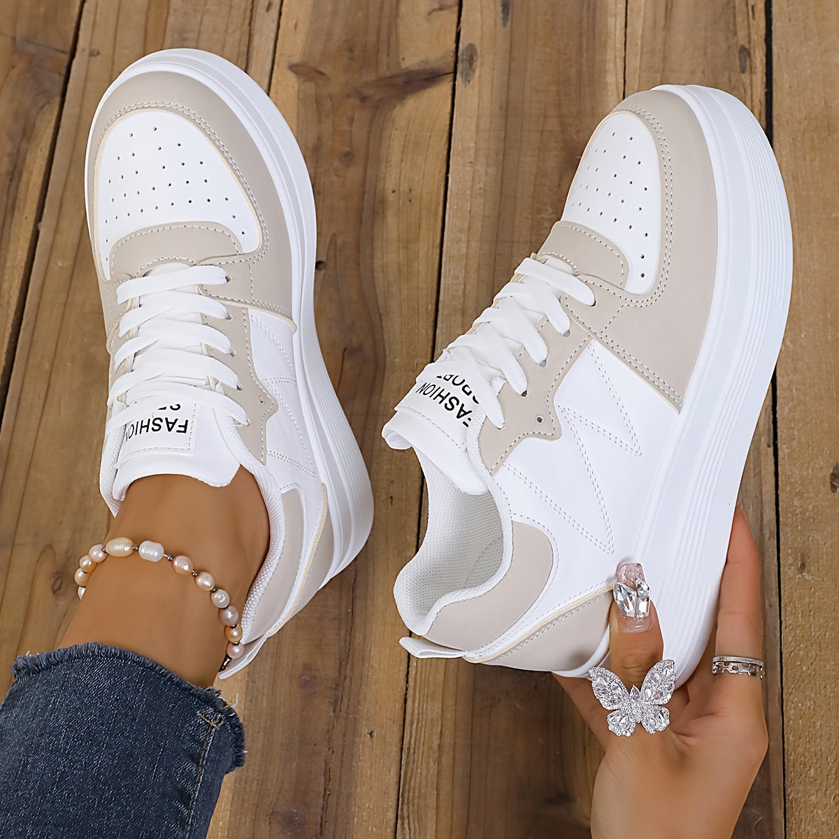 Bernadette | Elegant Platform Sneakers