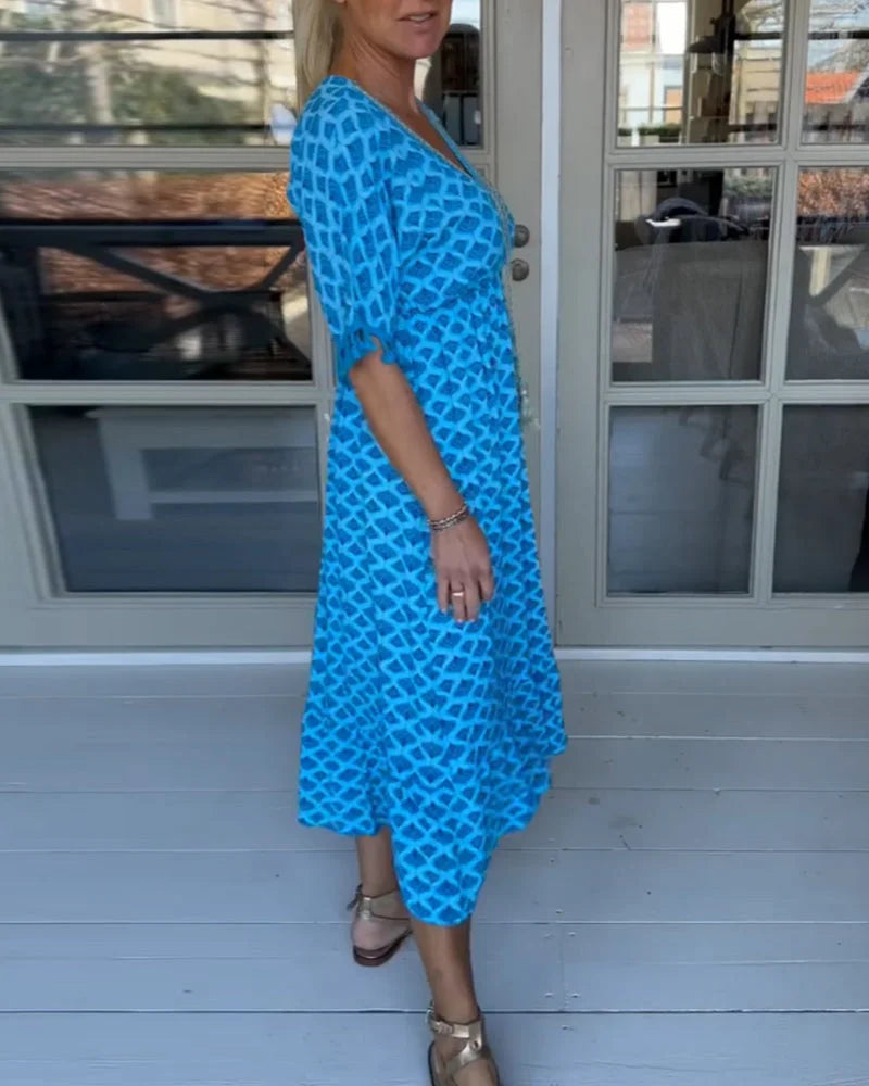 Lauren | Coastal Waves Dress