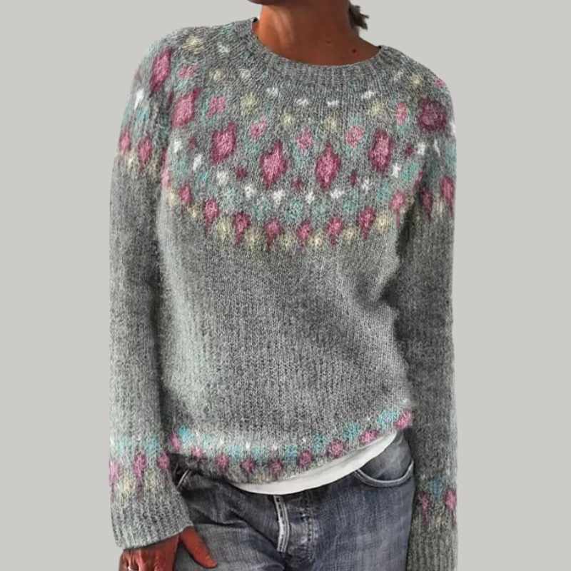 Candace | Patterned Knit Jumper