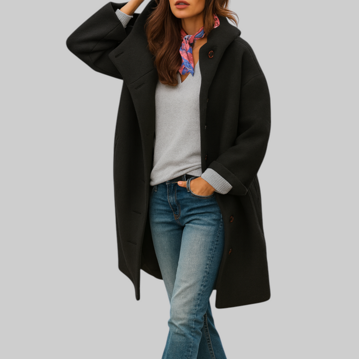 Freja | Cosy Mid-Length Everyday Coat