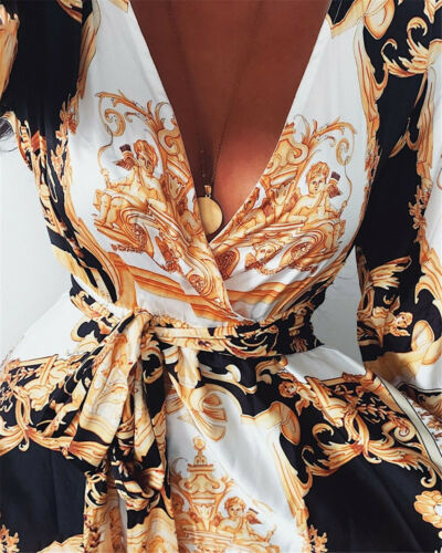 Faye - Boho Print Dress