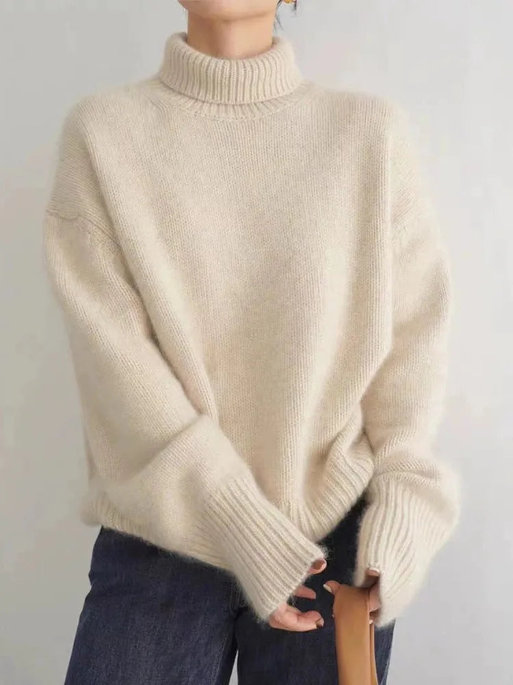 Amaya | Luxe Cashmere Roll Neck Jumper