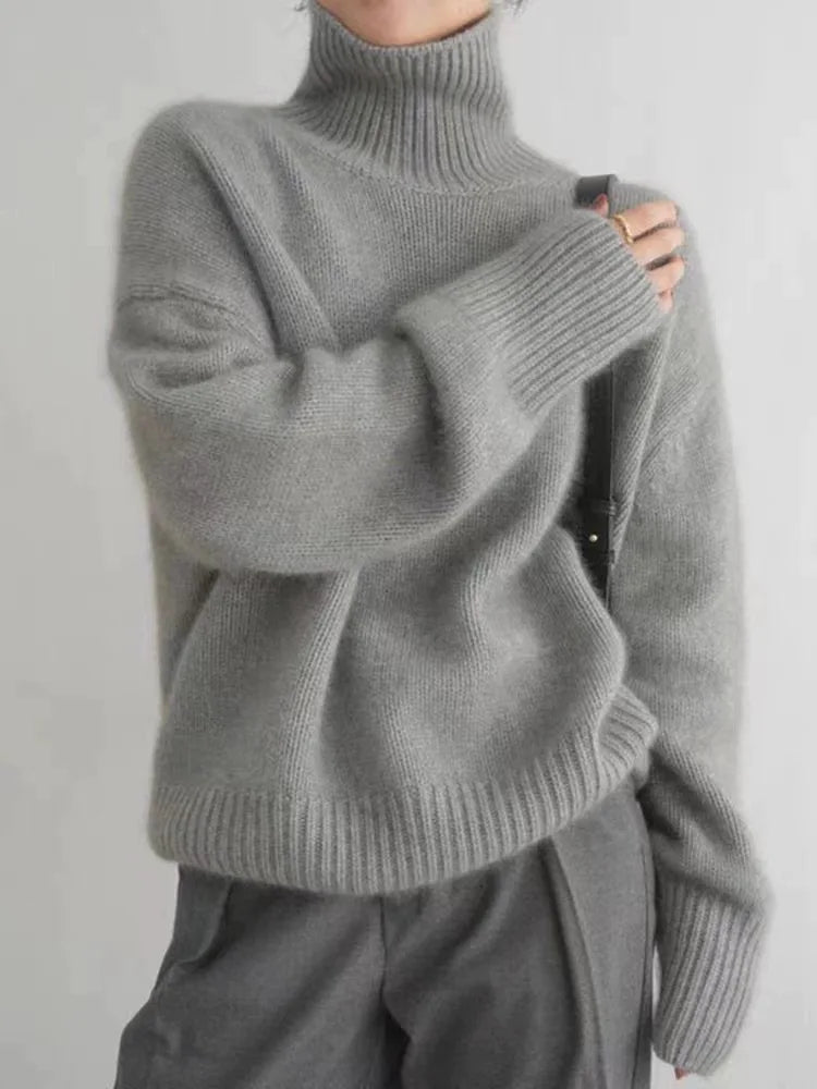 Amaya | Luxe Cashmere Roll Neck Jumper