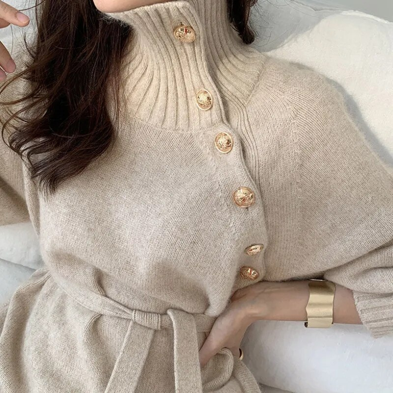 Evelia - Cosy Wrap Dress
