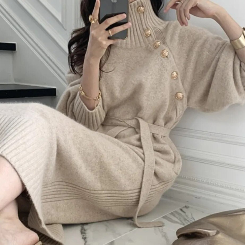 Evelia - Cosy Wrap Dress
