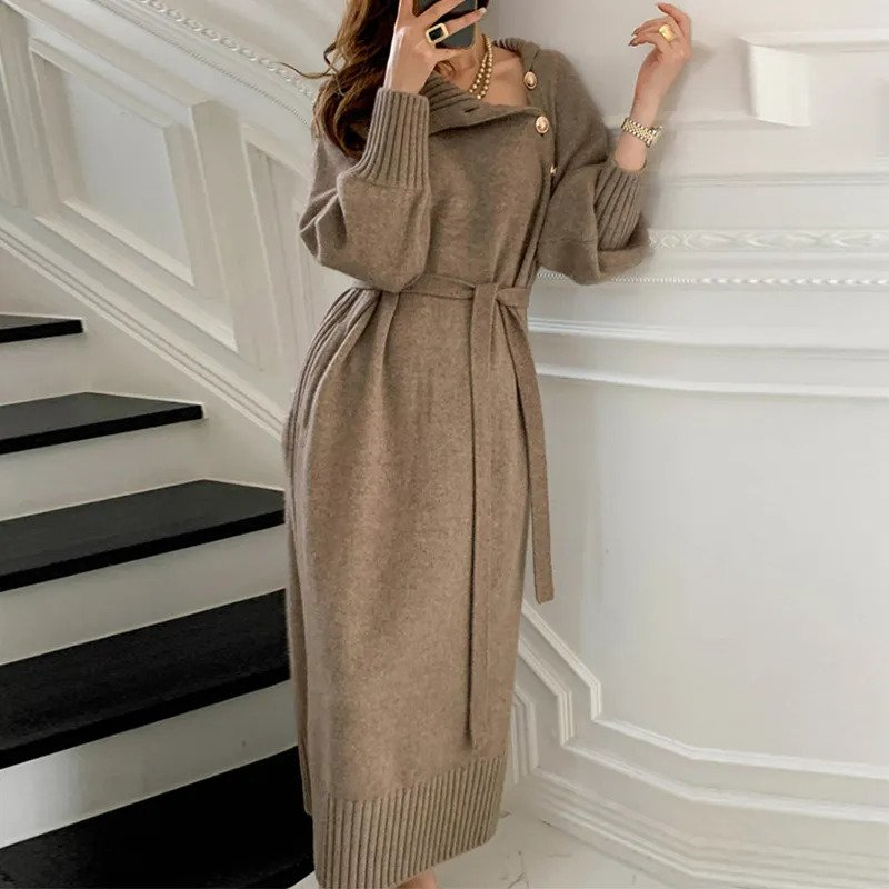 Evelia - Cosy Wrap Dress