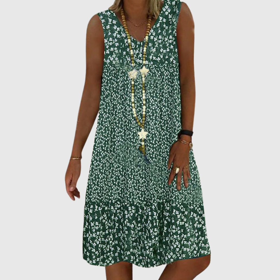 Kerry | Sleeveless V-neck Dress