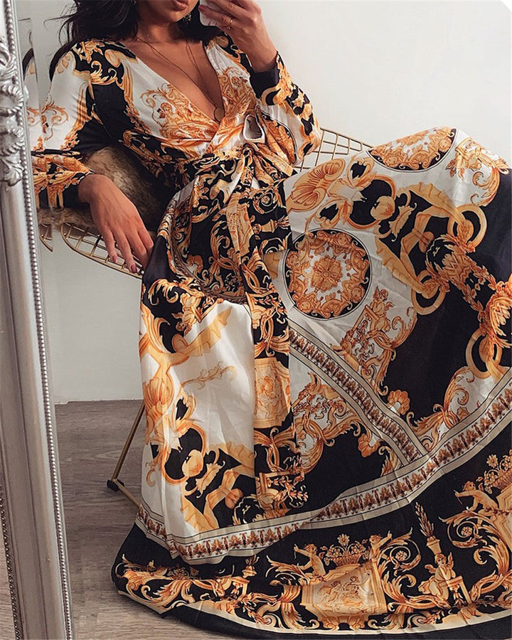 Faye - Boho Print Dress