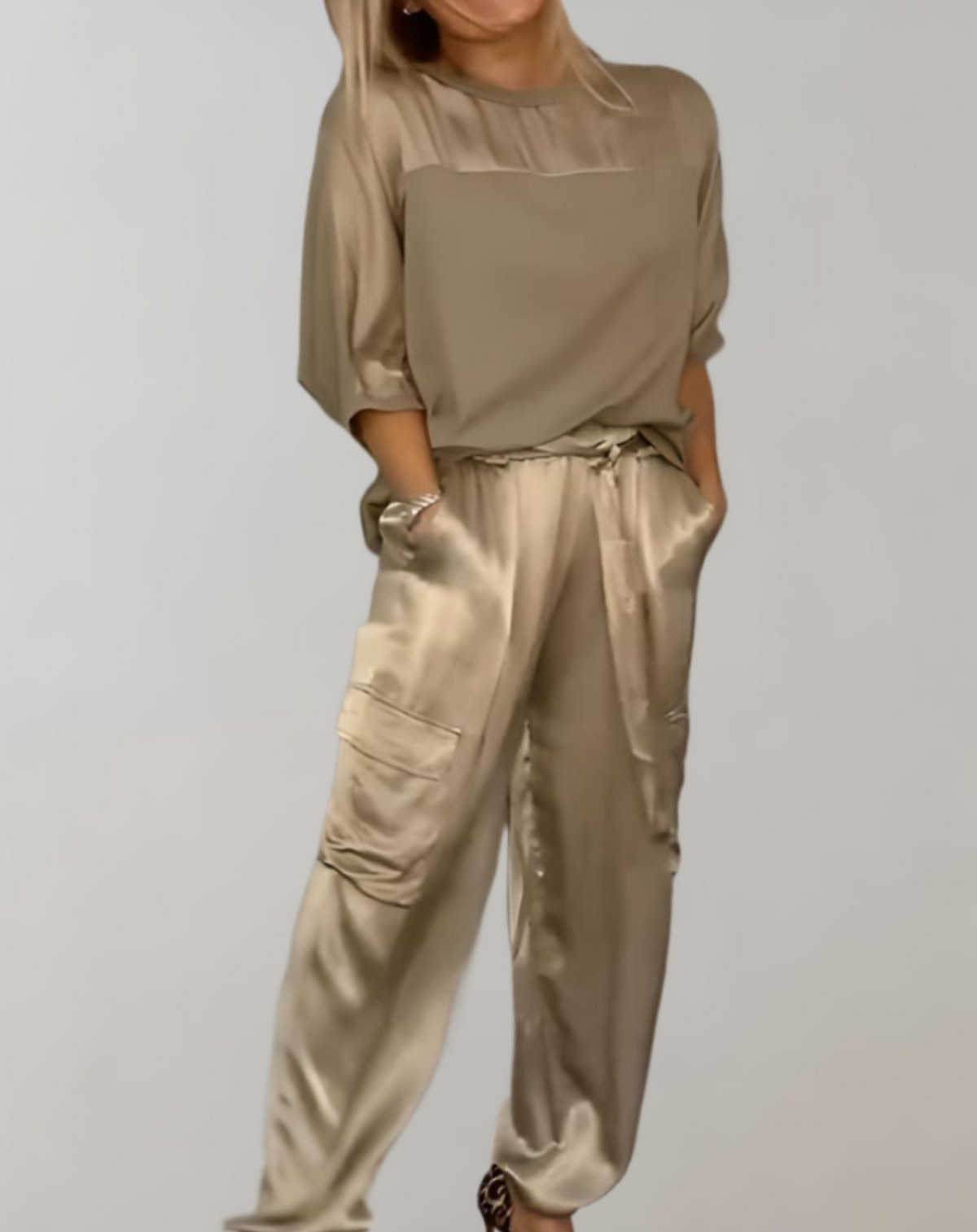Marjorie | Silk Cargo Lounge Set