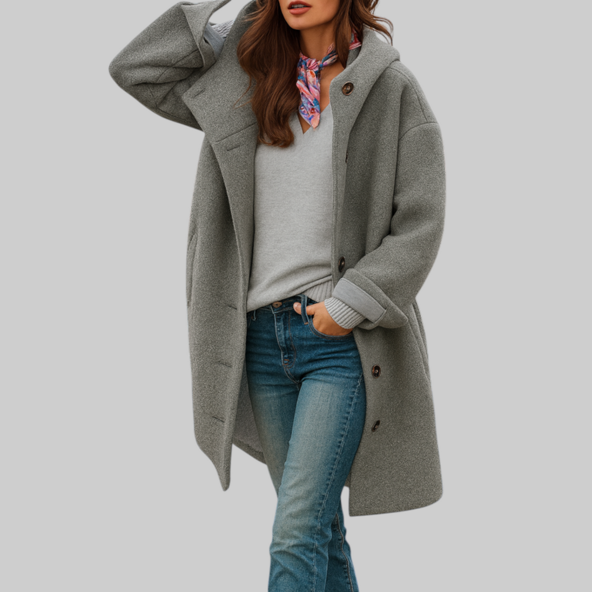 Erin | Cosy Mid-Length Everyday Coat