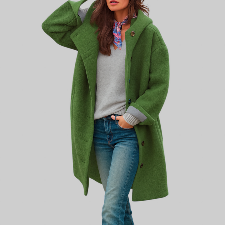 Freja | Cosy Mid-Length Everyday Coat