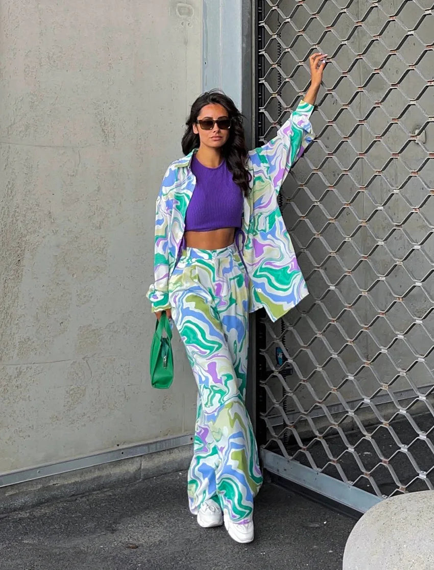 Kylie | Bold Swirl Print Set