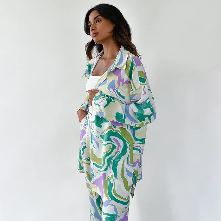 Kylie | Bold Swirl Print Set