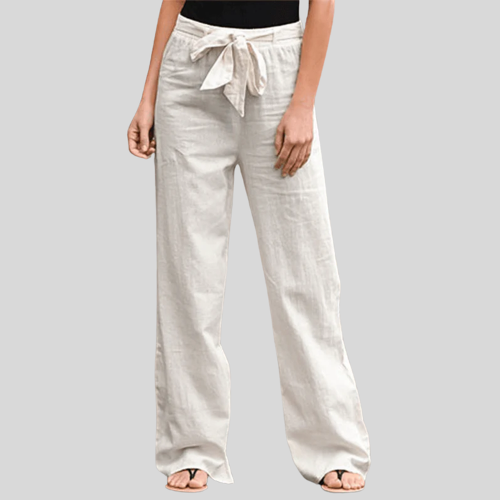 Joleen - Women's Lounge Trousers with Drawstring Elastic Waist