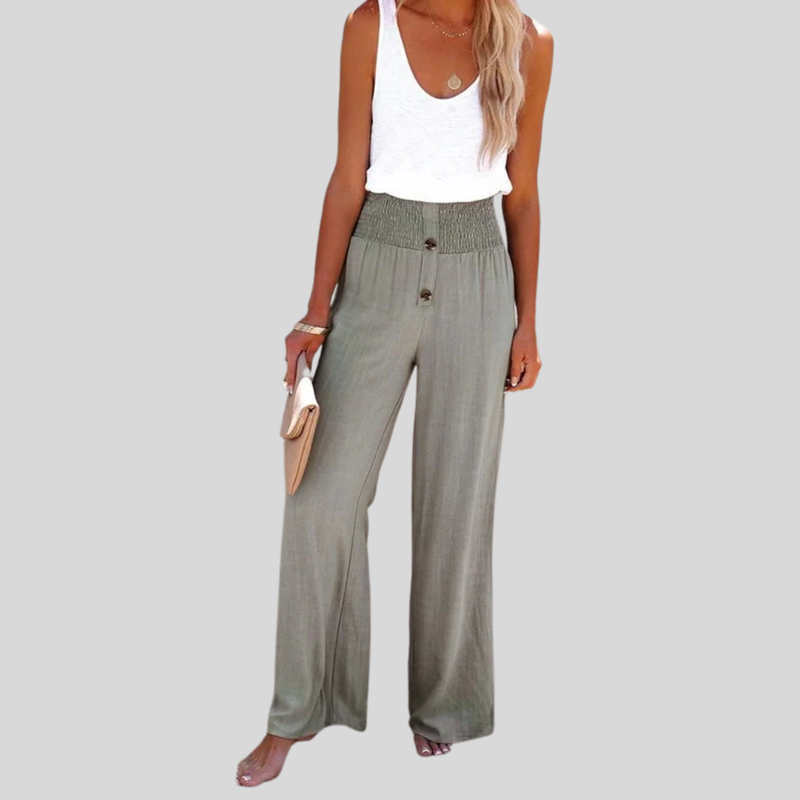 Nadine | Relaxed High-Waisted Trousers