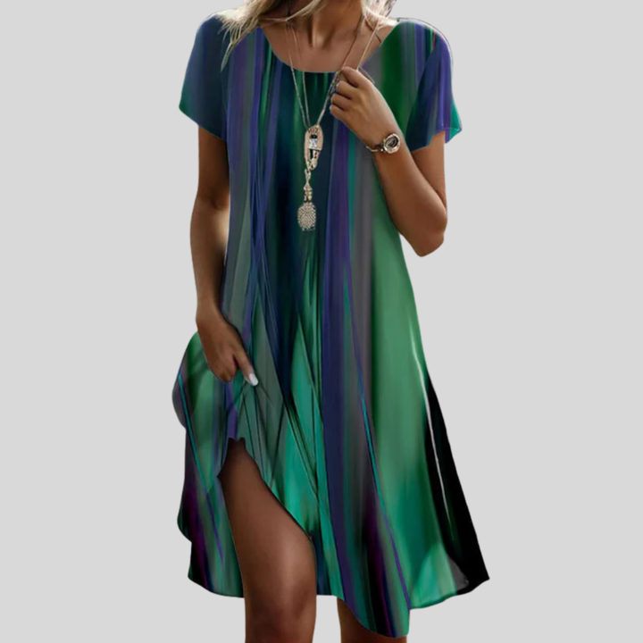 Genna - Casual Ombré Boho Dress