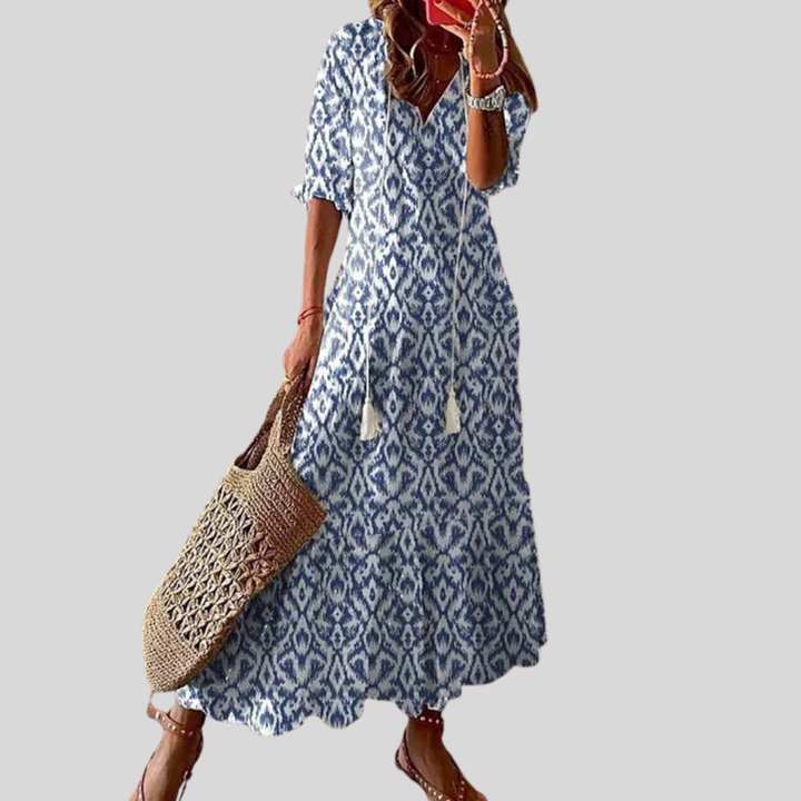 Michaela - Boho Dress with Tummy Coverage