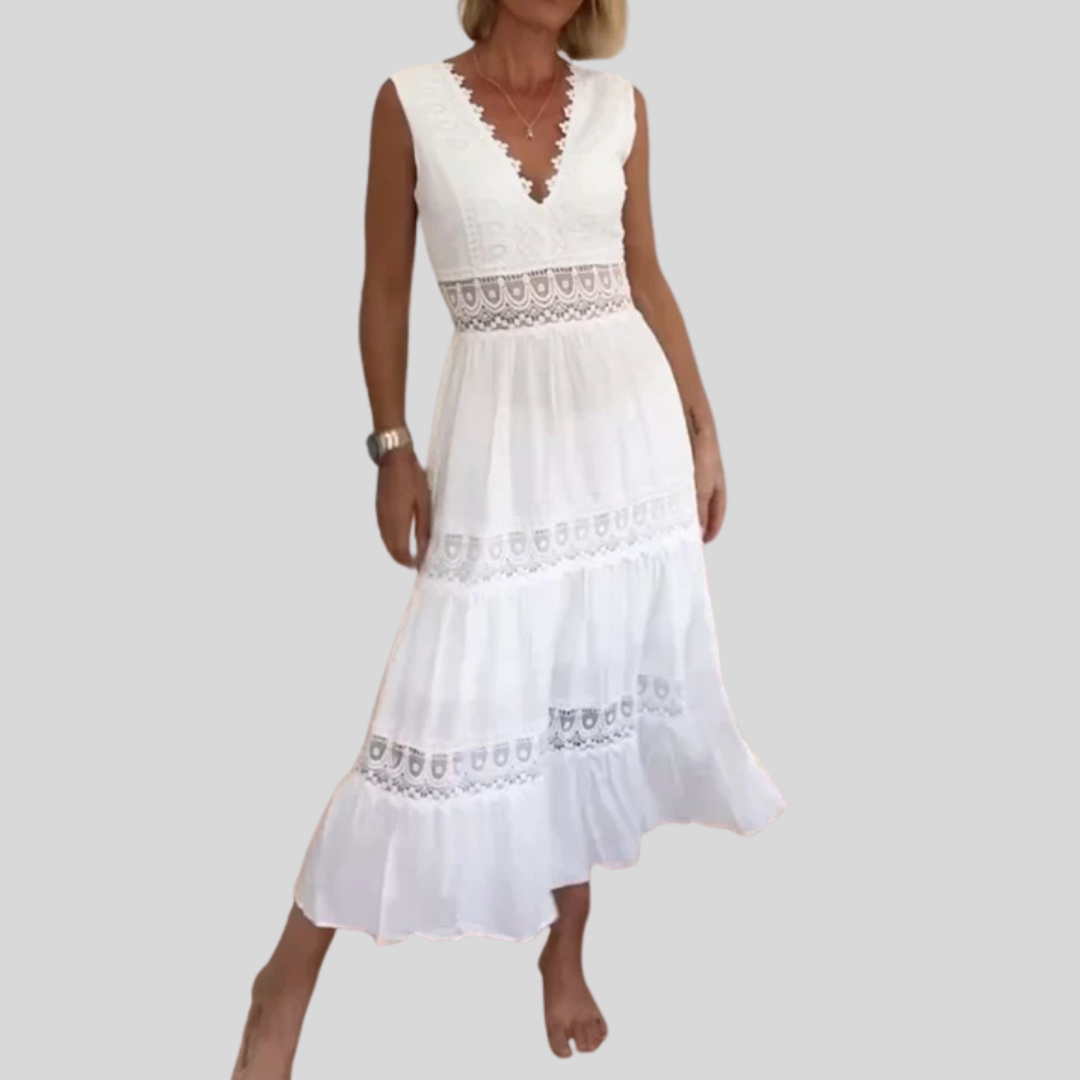 Circe - Lace V-Neck Cami Dress