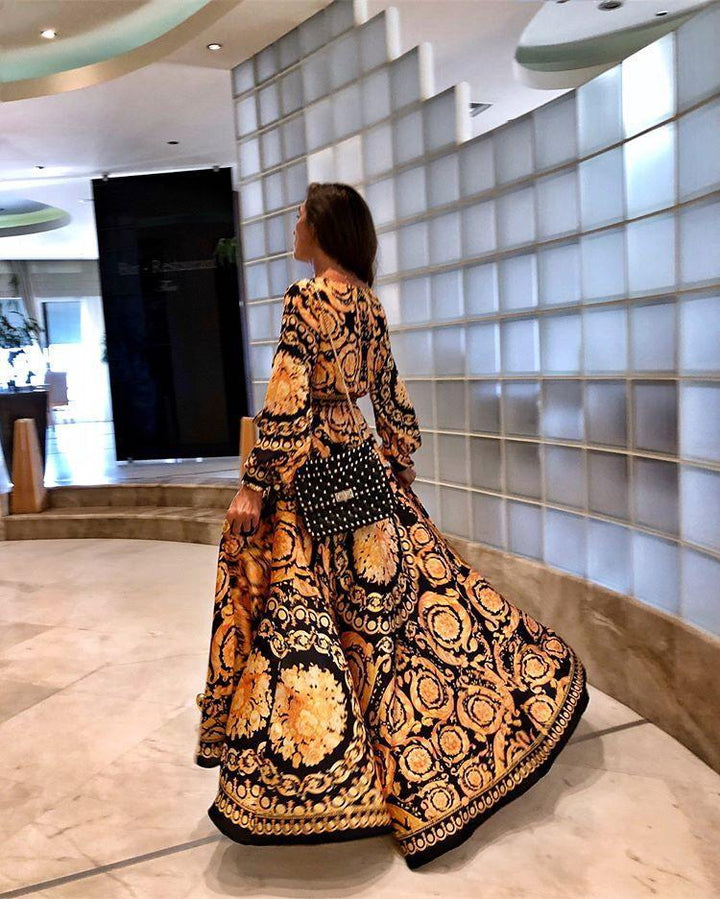 Faye - Boho Print Dress