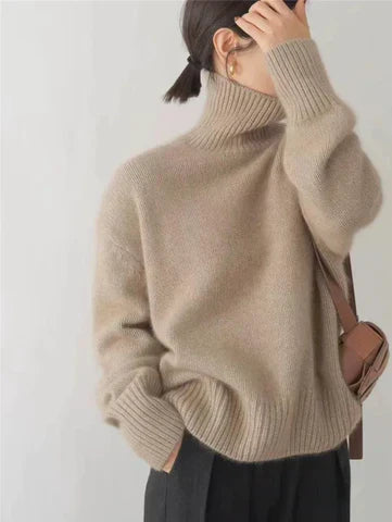 Amaya | Luxe Cashmere Roll Neck Jumper