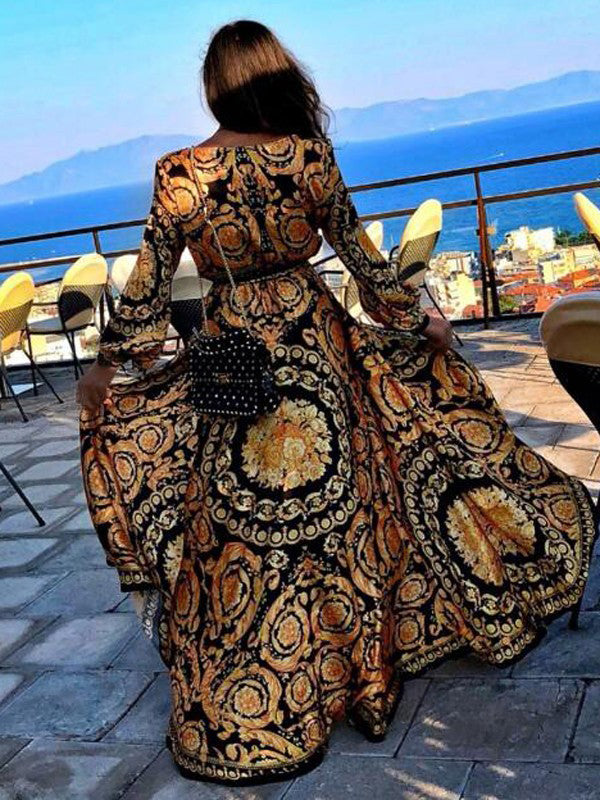 Faye - Boho Print Dress