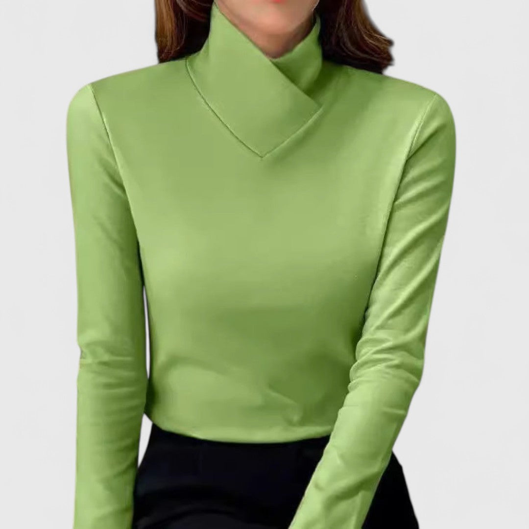 Clair | Elegant High-Neck Jumper