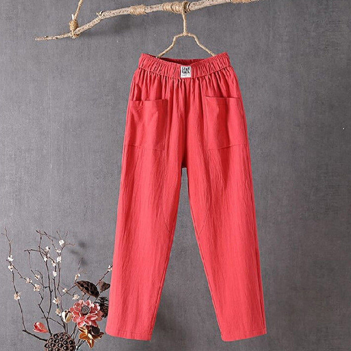 Alyra - Relaxed Trousers with Pockets