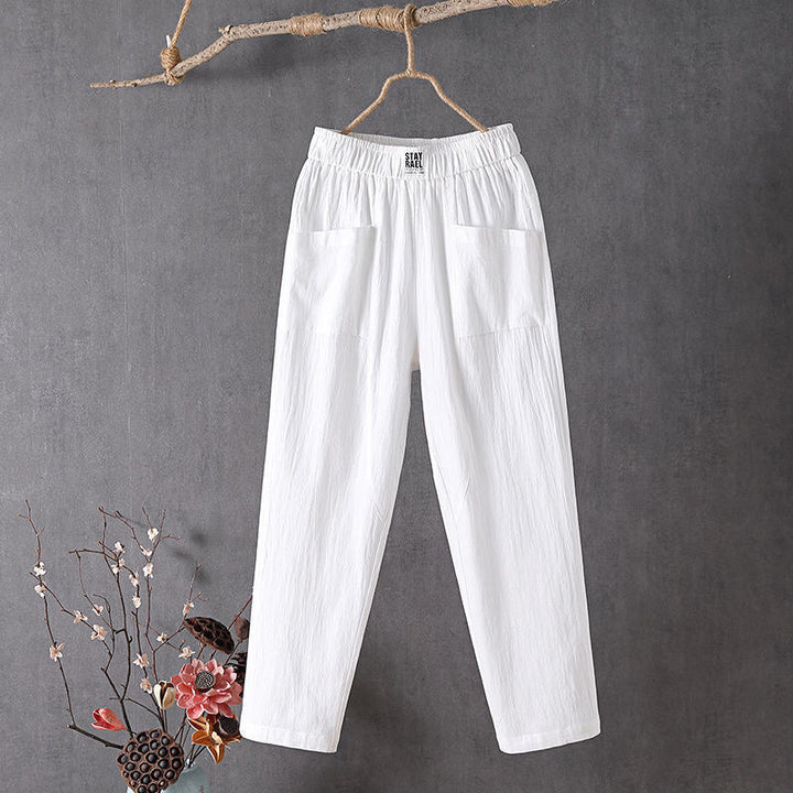 Alyra - Relaxed Trousers with Pockets