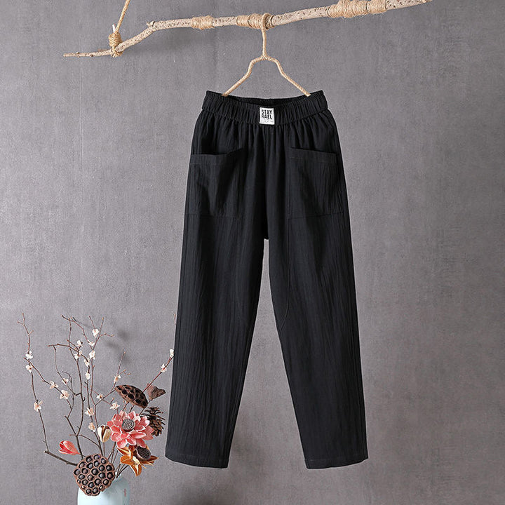 Alyra - Relaxed Trousers with Pockets
