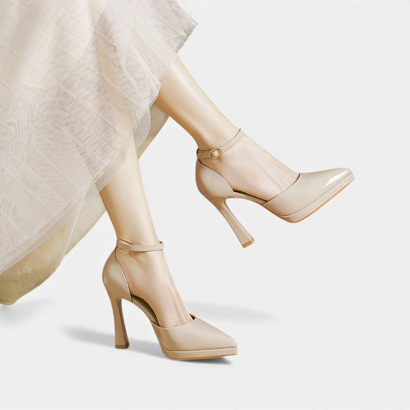 Pamela | Leather Heels