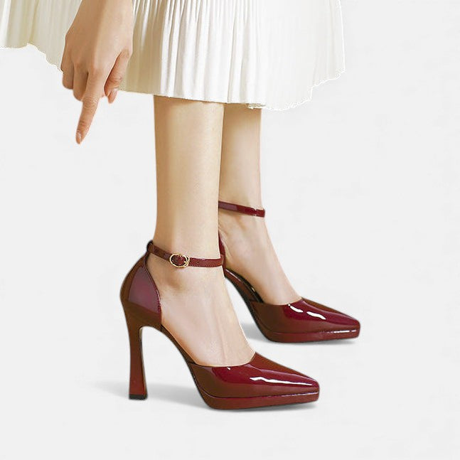 Pamela | Leather Heels