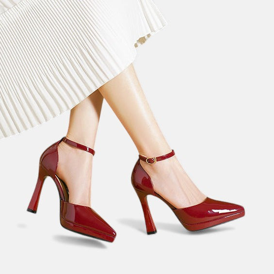 Pamela | Leather Heels