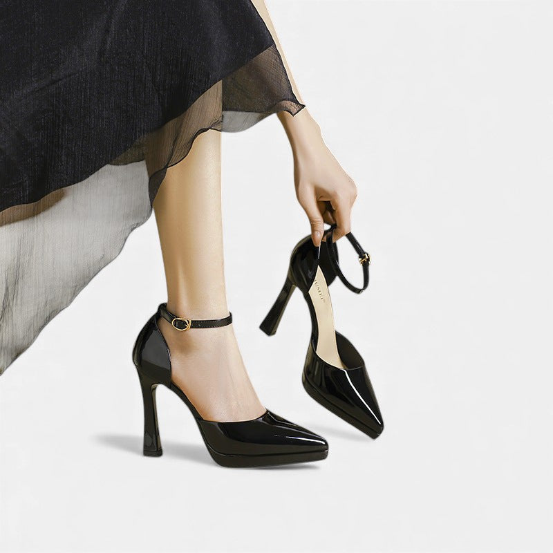 Pamela | Leather Heels