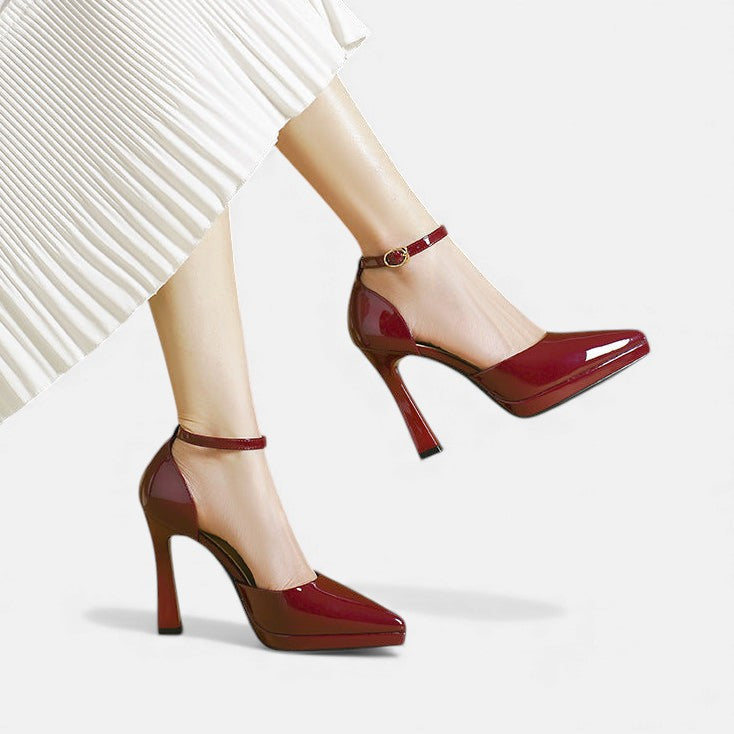 Pamela | Leather Heels