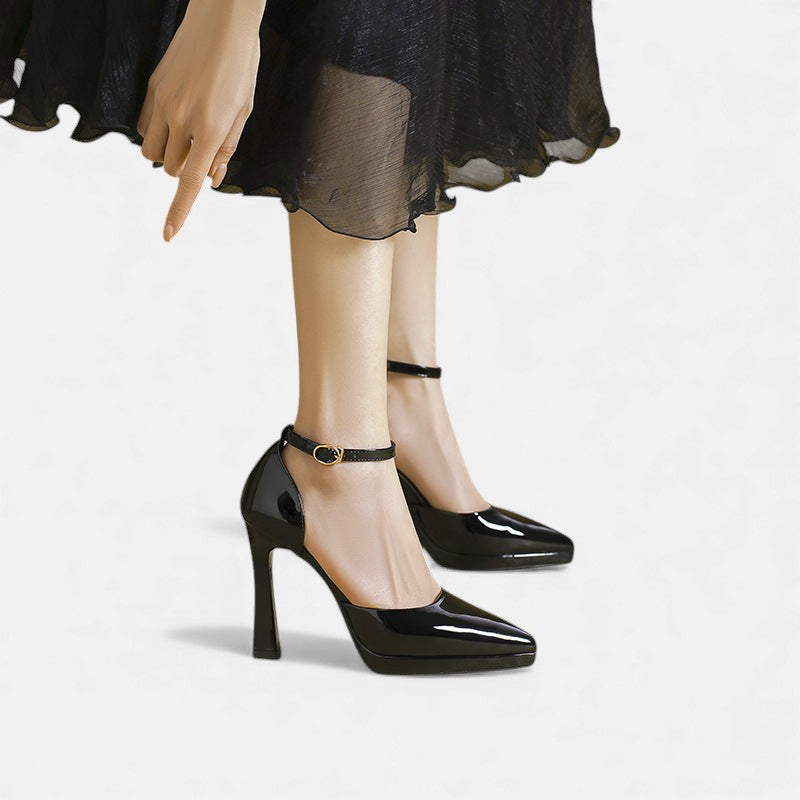 Pamela | Leather Heels