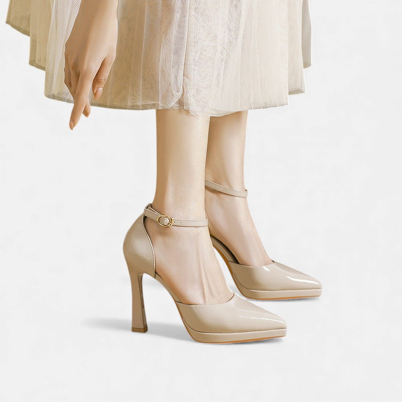 Pamela | Leather Heels