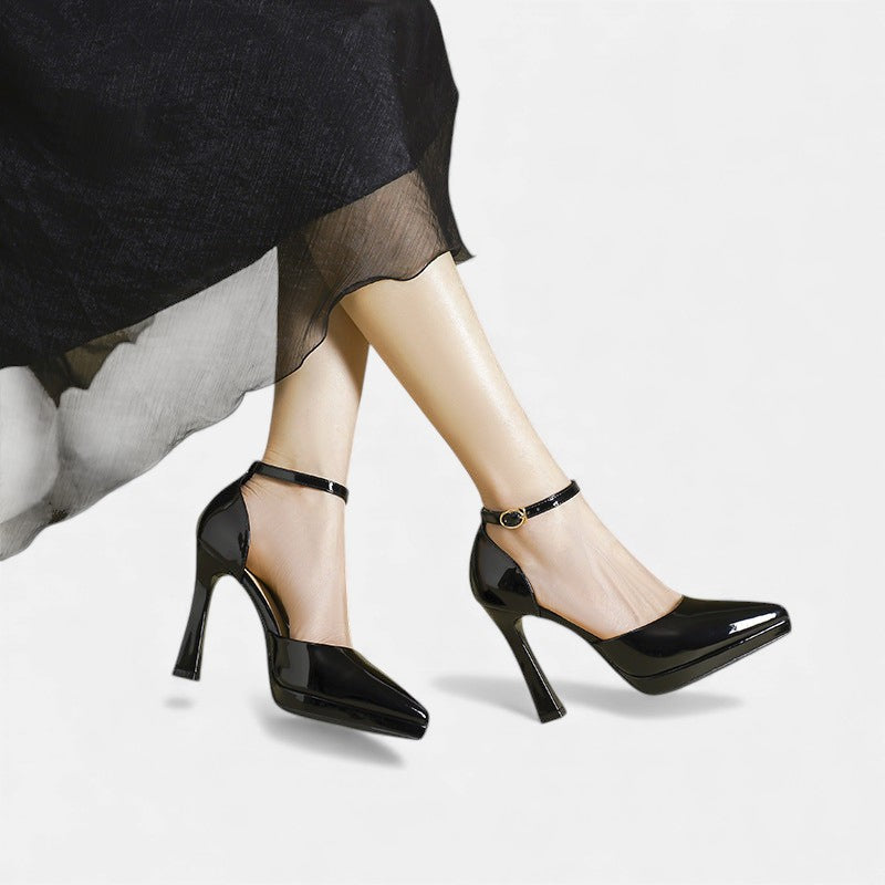 Pamela | Leather Heels