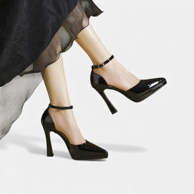 Pamela | Leather Heels